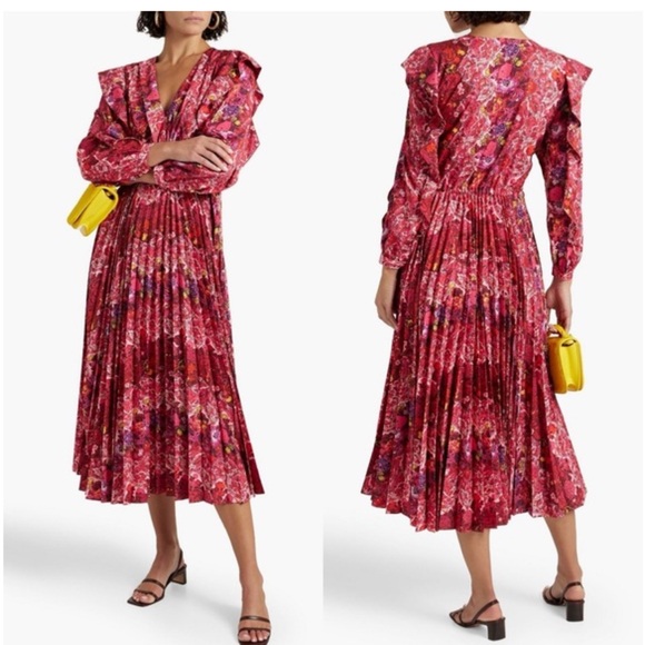 10 Crosby Derek Lam Dresses & Skirts - NWT Derek Lam 10 Crosby Chrishelle Pleated Midi Dress Size 2